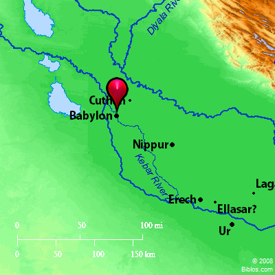 Bible Map Babel Babylon   Babylon 