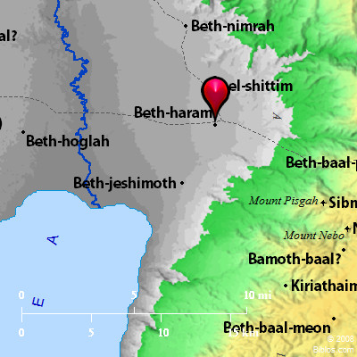 map of haran in ot