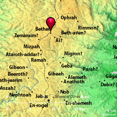 Bible Map: Bethel