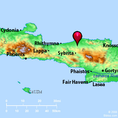 Show Map Of Crete