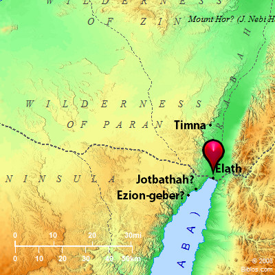 Bible Map: Elath