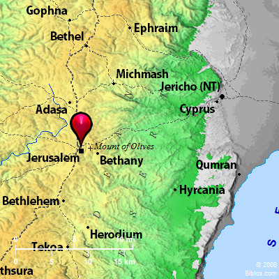 Bible Map: Ophel (Jerusalem)