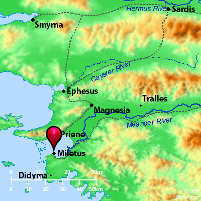 Bible Map Miletus