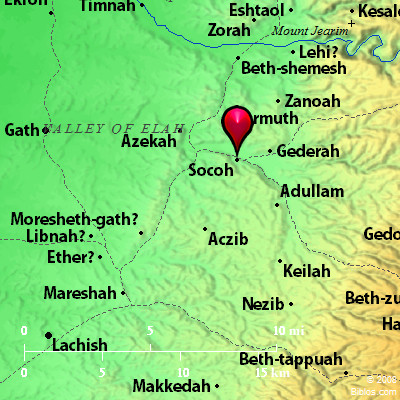 Bible Map: Socoh