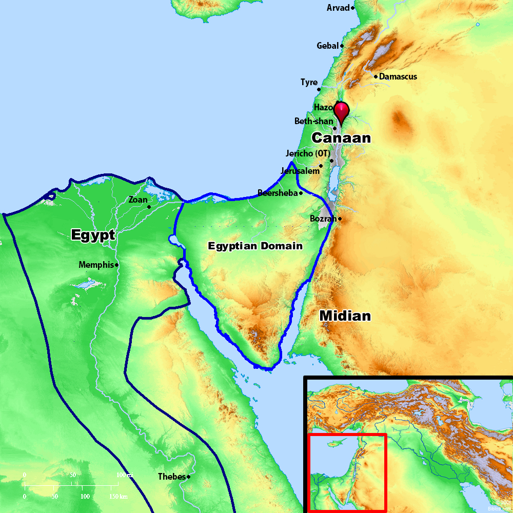 Mapa De Canaan