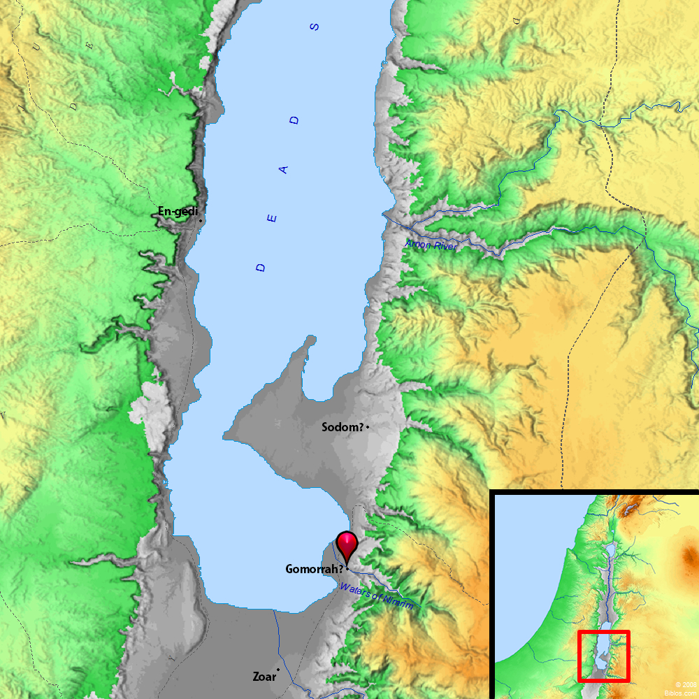 Bible Map: Gomorrah