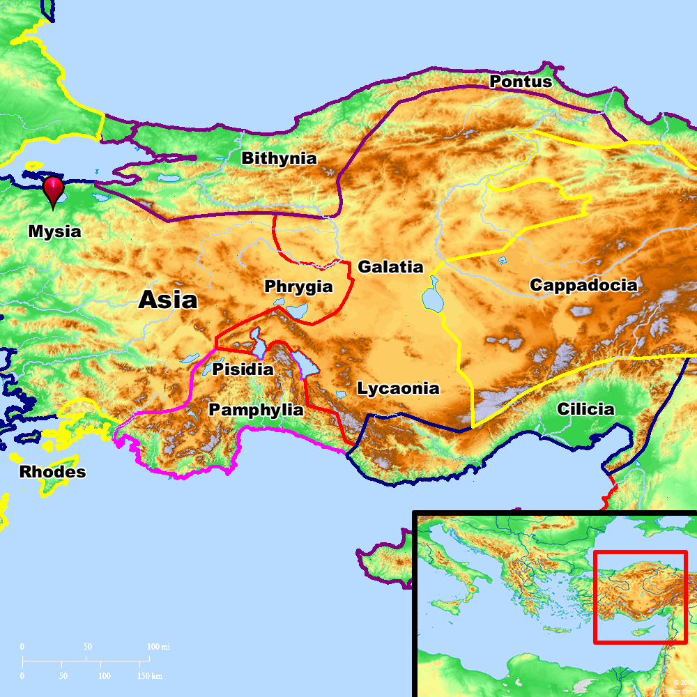 Bible Map: Mysia